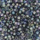 Miyuki delica Beads 11/0 - Transparent blue gray rainbow gold luster DB-111